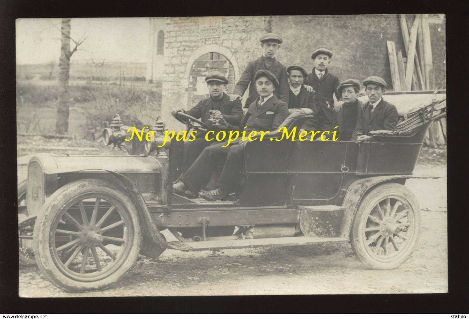 AUTOMOBILE ANCIENNE - CARTE PHOTO ORIGINALE - Turismo