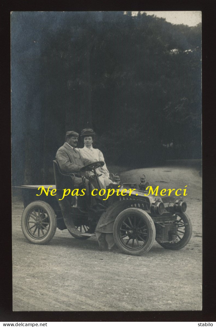 AUTOMOBILE ANCIENNE - CARTE PHOTO ORIGINALE - Voitures De Tourisme