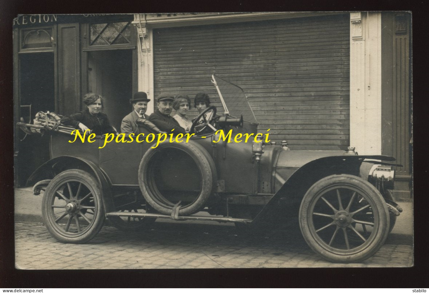 AUTOMOBILE ANCIENNE - CARTE PHOTO ORIGINALE - Passenger Cars