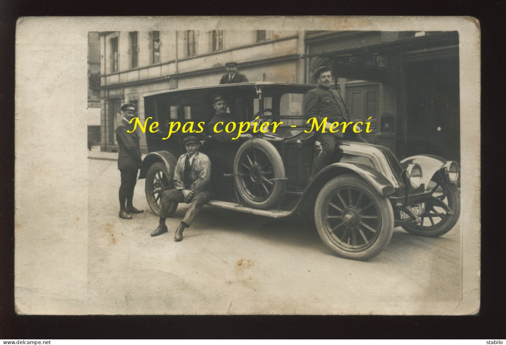 AUTOMOBILE ANCIENNE - CARTE PHOTO ORIGINALE - Passenger Cars