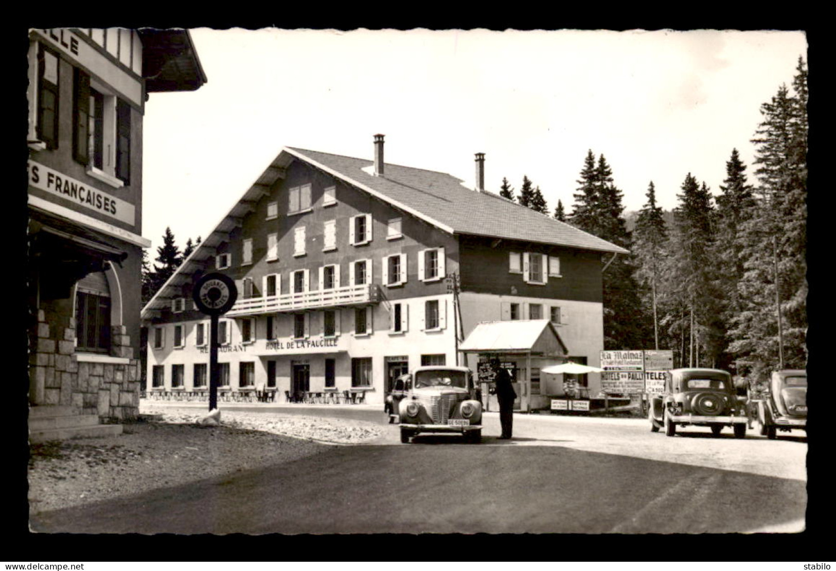 AUTOMOBILES - TRACTION IMMATRICULEE 60 R 70 - AUTO SUISSE IMMATRICULEE GE 50696 - COL DE LA FAUCEILLE - Turismo