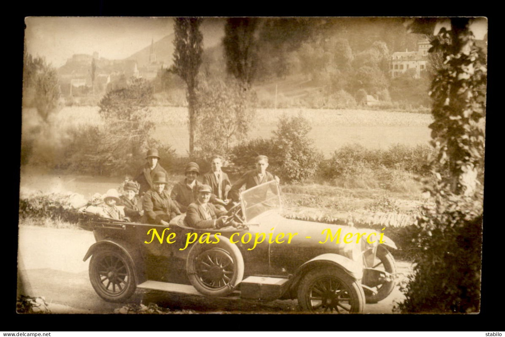 AUTOMOBILES - TORPEDO - CARTE PHOTO ORIGINALE - Passenger Cars