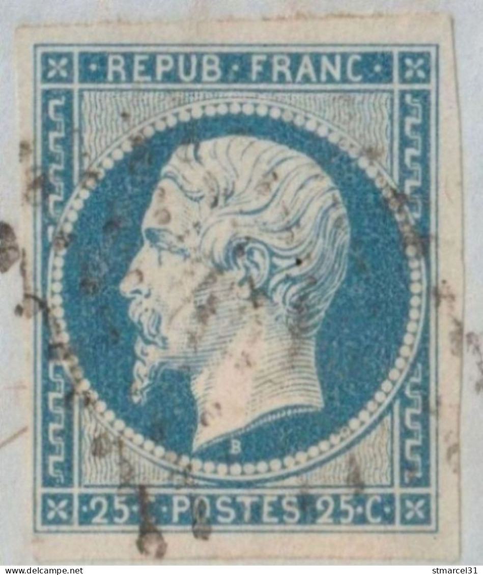 LETTRE HORS COTE GRAND LUXE N°10 - 1852 Louis-Napoléon