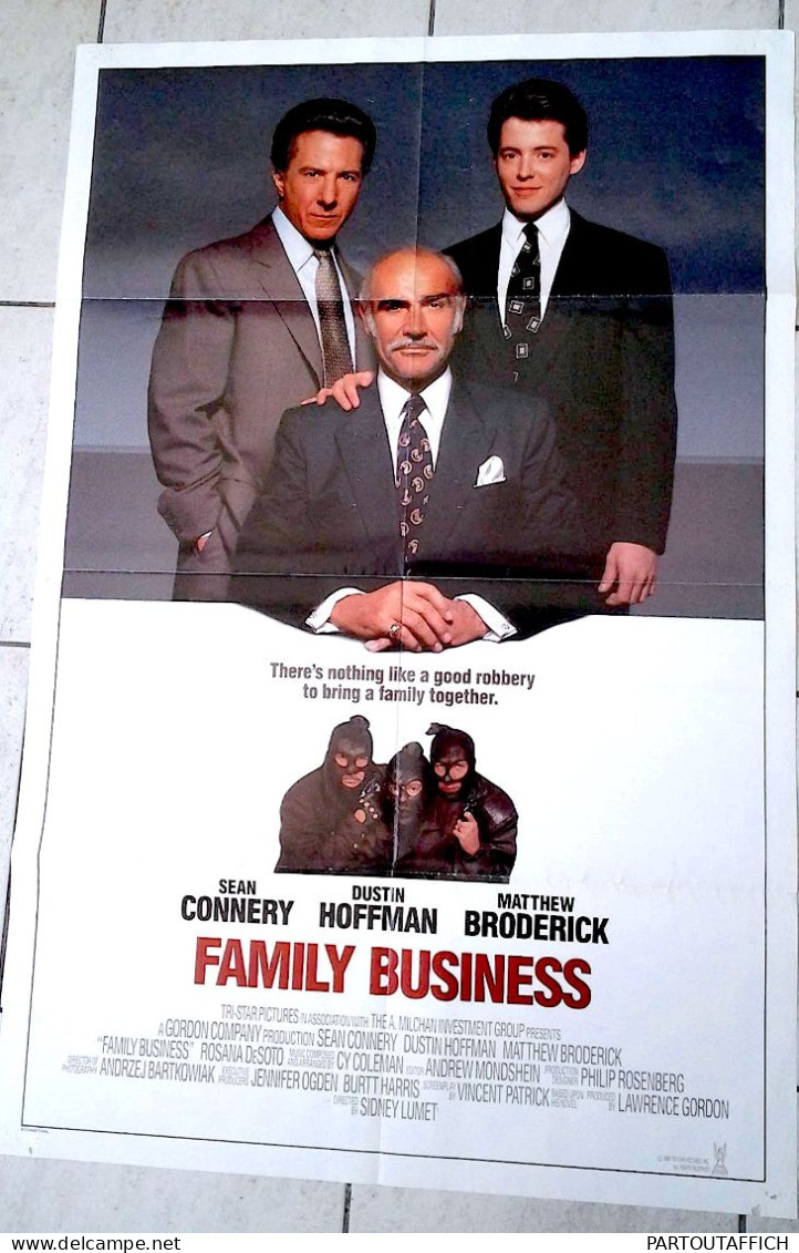Affiche Ciné Orig FAMILY BUSINESS Orig US 1Sh Sidney LUMET Sean CONNERY 1989 Dustin HOFFMAN 69X104cm - Affiches & Posters