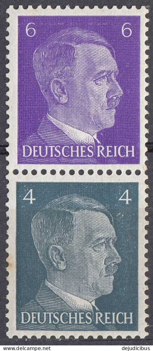 TERZO REICH - 1942 -  Due Valori Nuovi MNH Se-tenant: Michel  S 292. - Se-Tenant