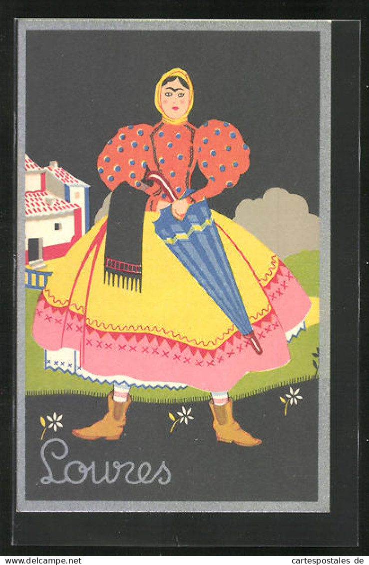 Künstler-AK Loures, Costumes De Portugal, Saloia  - Unclassified