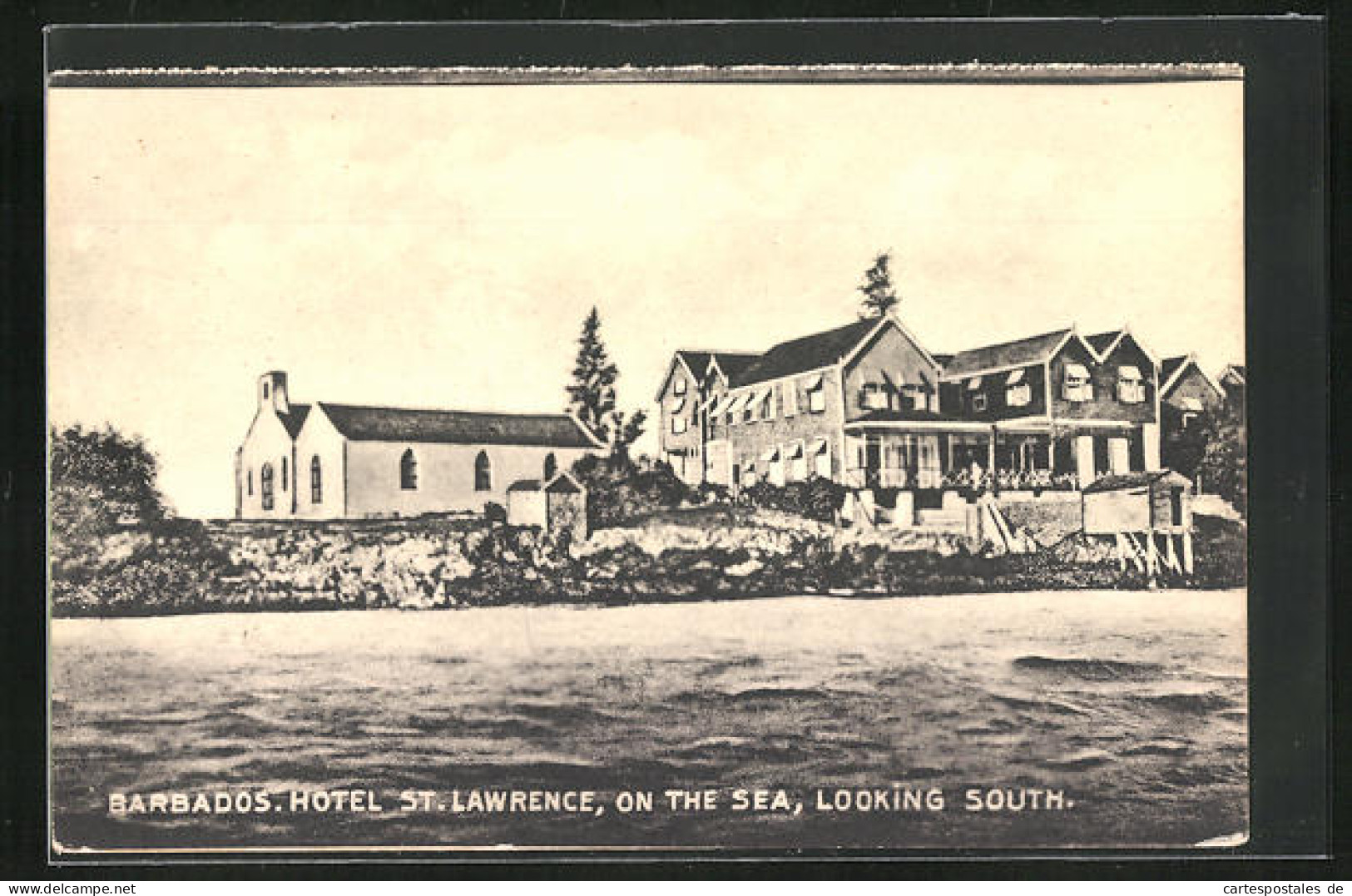 AK Barbados, Hotel St. Lawrence, On The Sea, Looking South  - Autres & Non Classés
