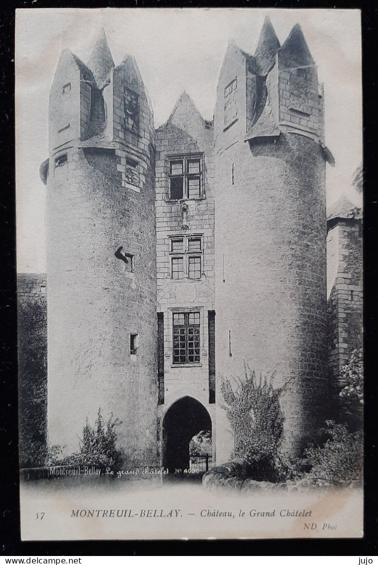 49 - MONTREUIL BELLAY (M. Et L.) - Chateau Le Grand Chatelet - Montreuil Bellay