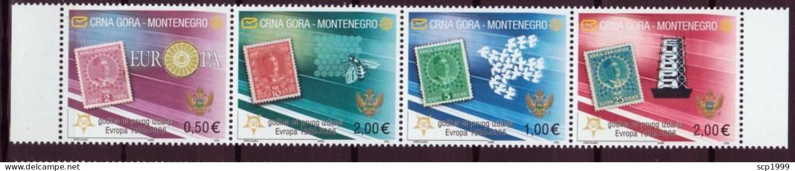 Montenegro 2006 - Europa 50 Years Stamps Set MNH - Montenegro