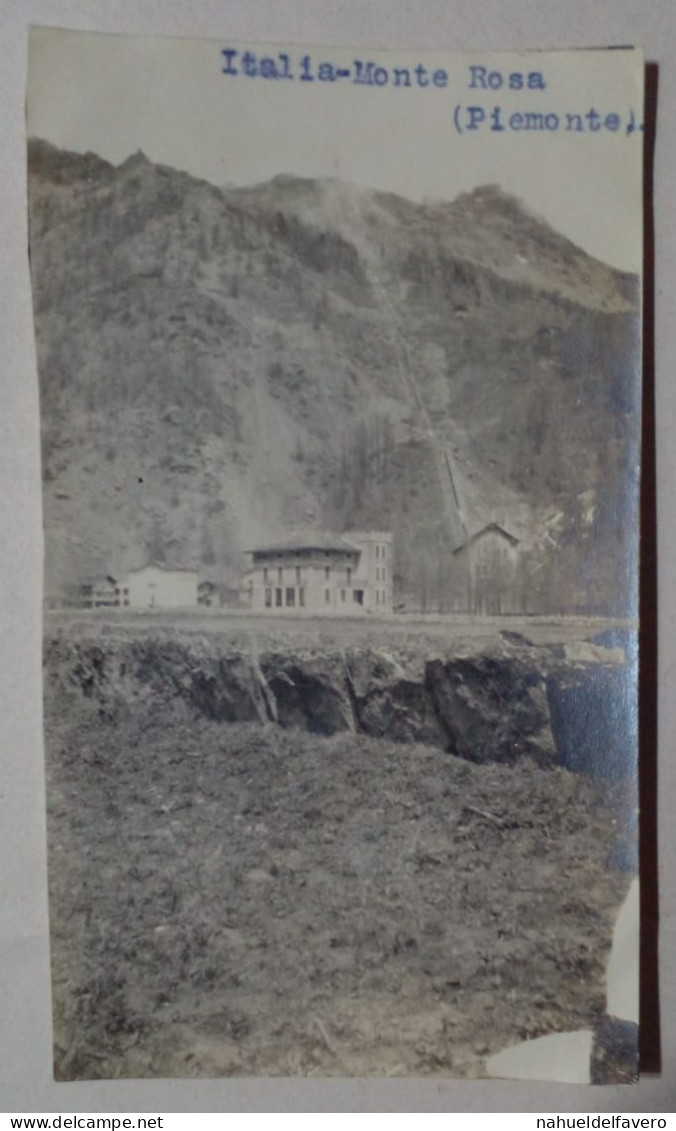 Photographie - Mont Rose, Piémont, Italie. - Luoghi