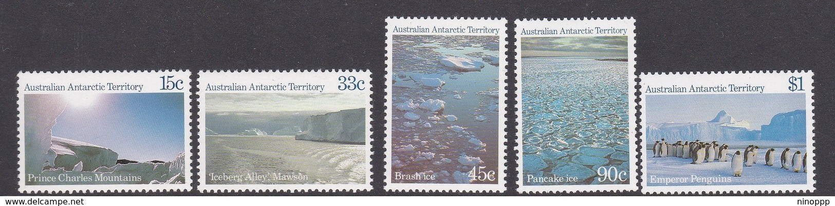 Australian Antarctic Territory  ASC 67-71 1985 Antarctic Scenes II  MNH - Unused Stamps