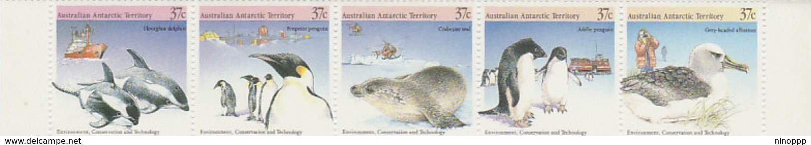 Australian Antarctic Territory  ASC 79-82 1988 Environment, Conservation And Technology Strip MNH - Unused Stamps