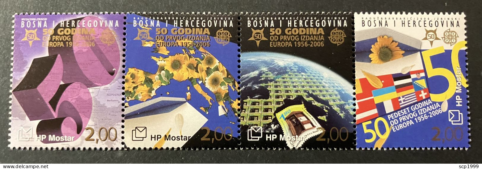 Bosnia And Herzegovina 2006 - Europa 50 Years Stamps Set MNH - Bosnië En Herzegovina