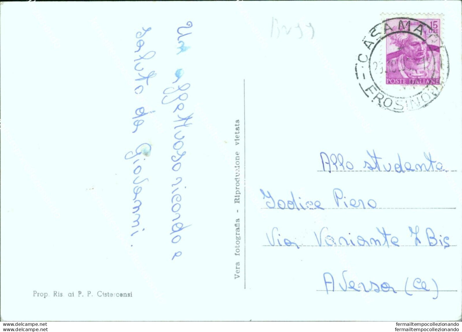 Bn99 Cartolina Abbazia Cistercense Di Casamari Provincia Di Frosinone - Frosinone