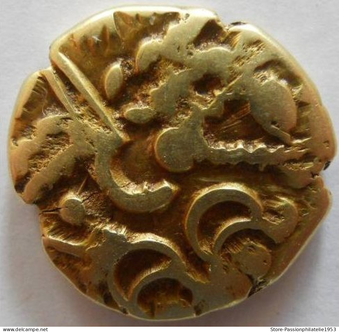 Suessions Suessones Soissons Statère D'or Poids 5.83 Gr. - Keltische Münzen