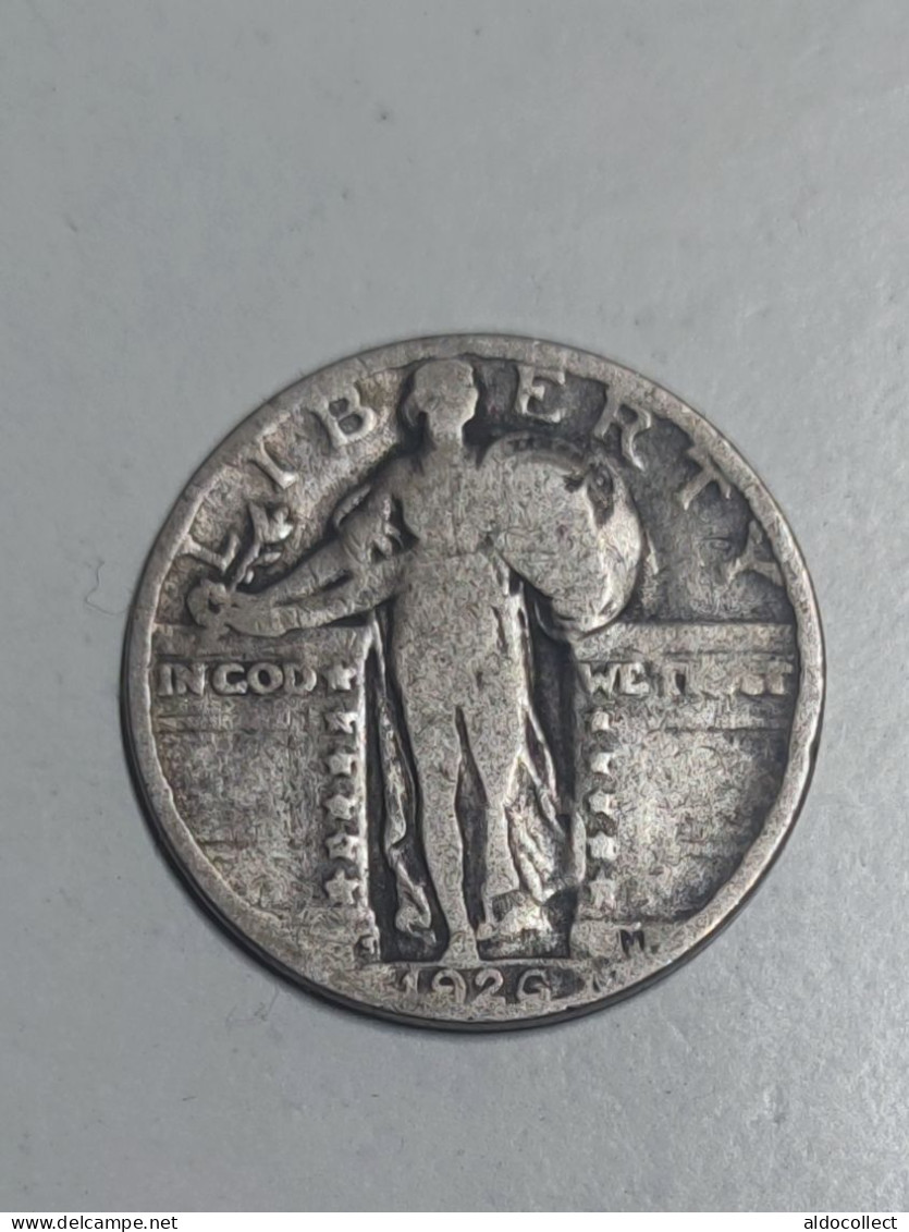 Standing Liberty Quarter 1926 S Argento - 1916-1930: Standing Liberty