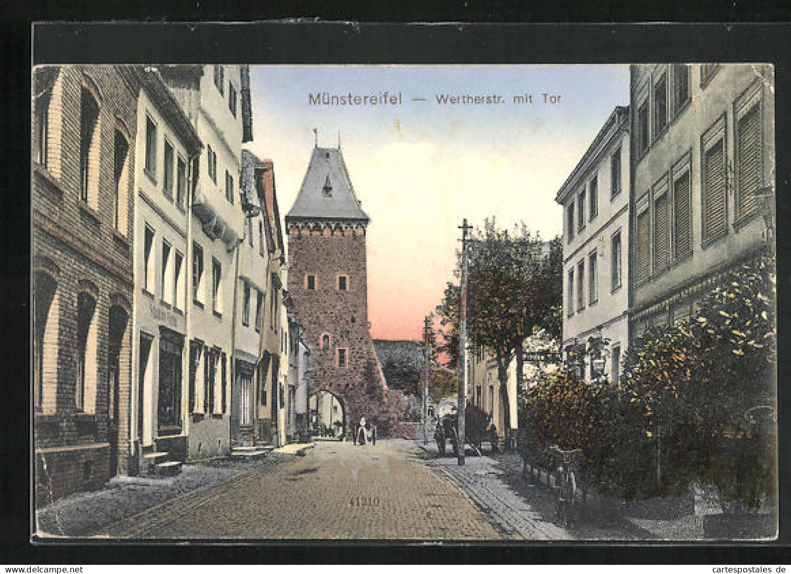 AK Münstereifel, Wetherstrasse Mit Tor  - Münster