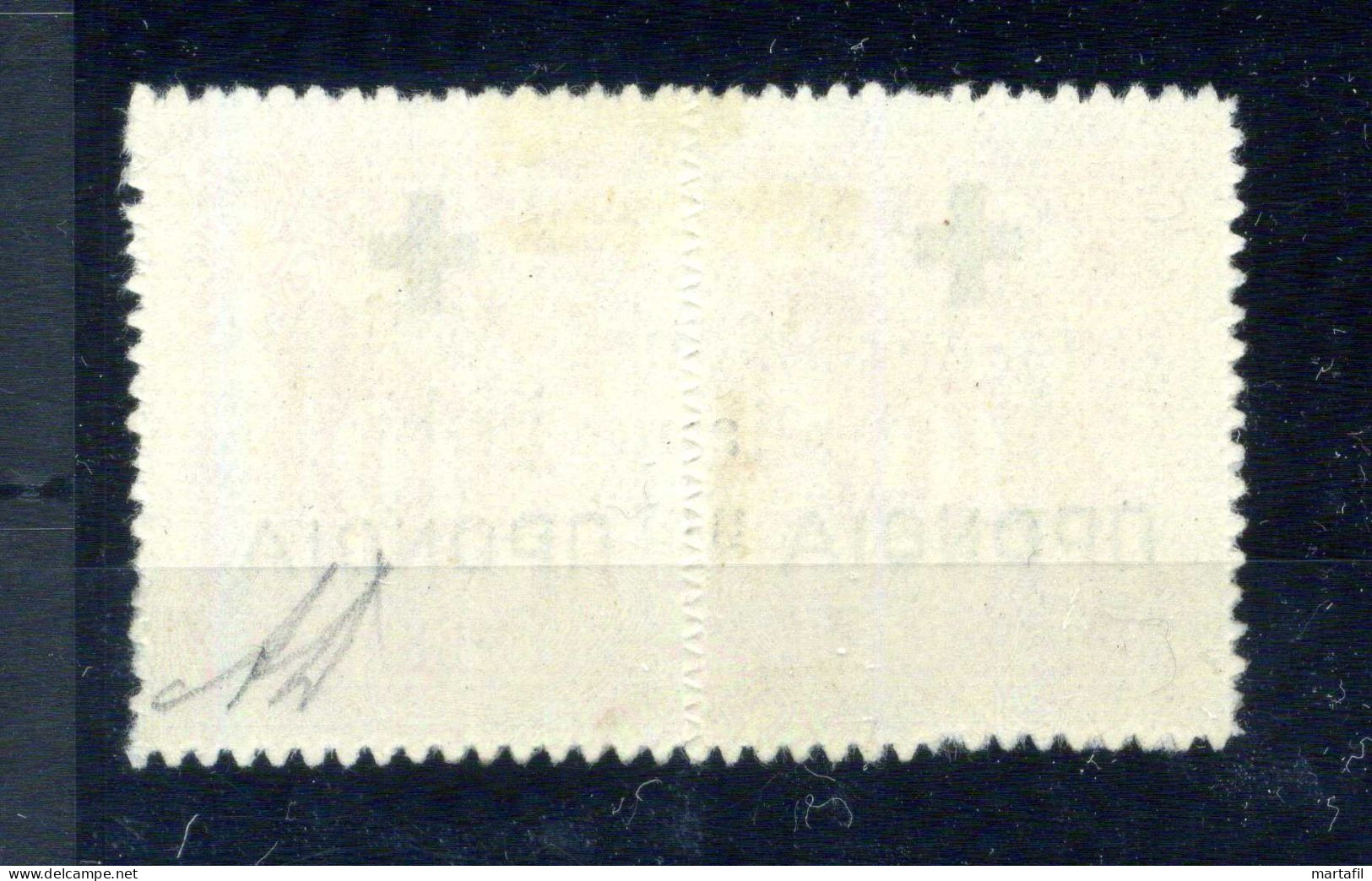 1941 CEFALONIA E ITACA, Occ. Italiana Della Grecia, S.N28 10+10 In Coppia USATA, Firmata DIENA - Cefalonia & Itaca
