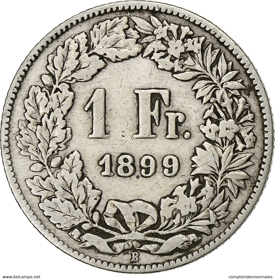 Monnaie, Suisse, Franc, 1899, Bern, TB, Argent, KM:24 - Andere & Zonder Classificatie