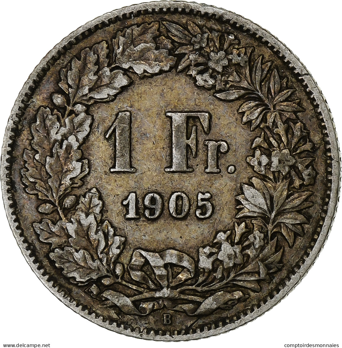 Monnaie, Suisse, Franc, 1905, Bern, TB, Argent, KM:24 - Altri & Non Classificati