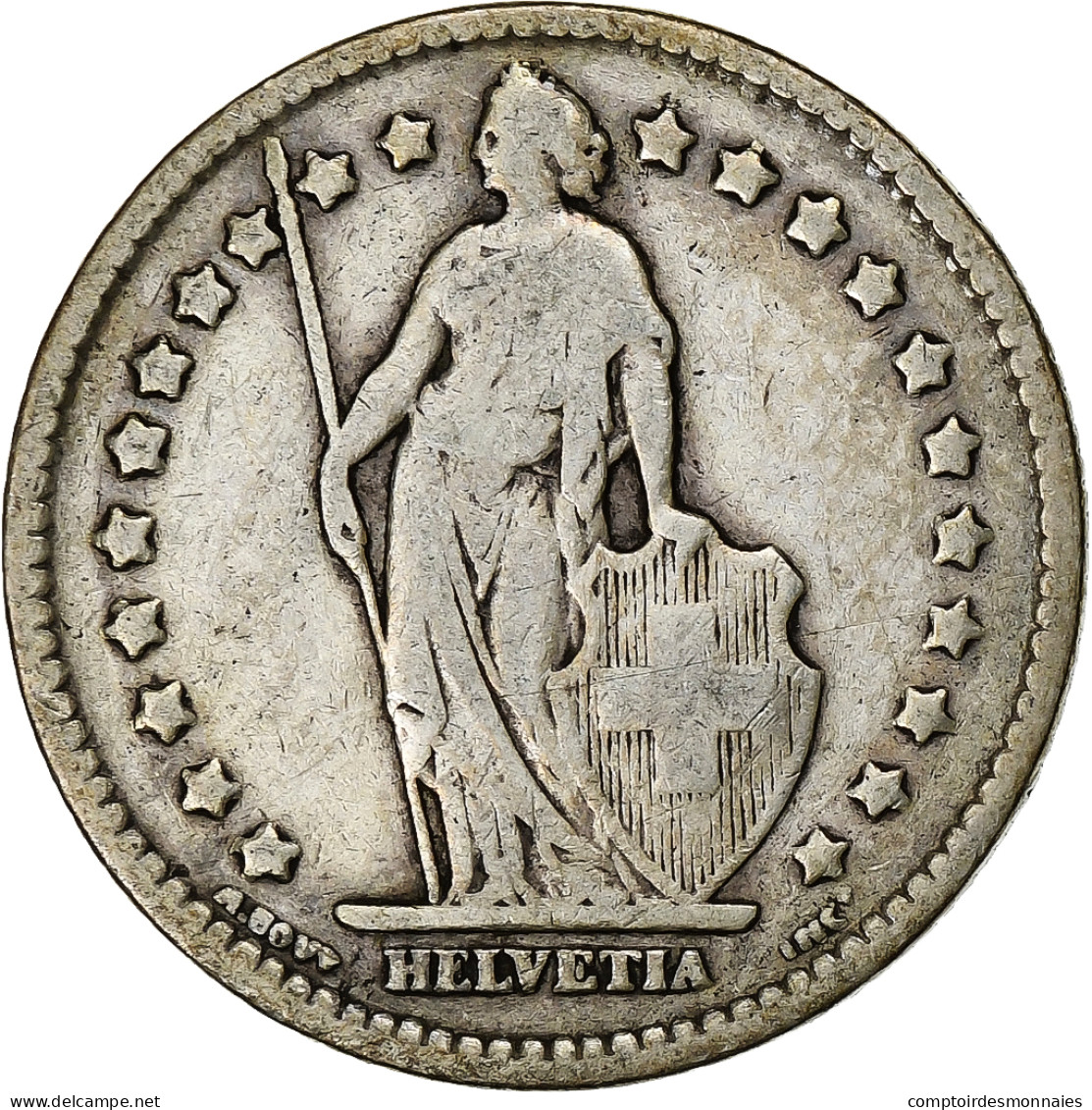 Suisse, Franc, 1914, Bern, Argent, TB, KM:24 - Sonstige & Ohne Zuordnung