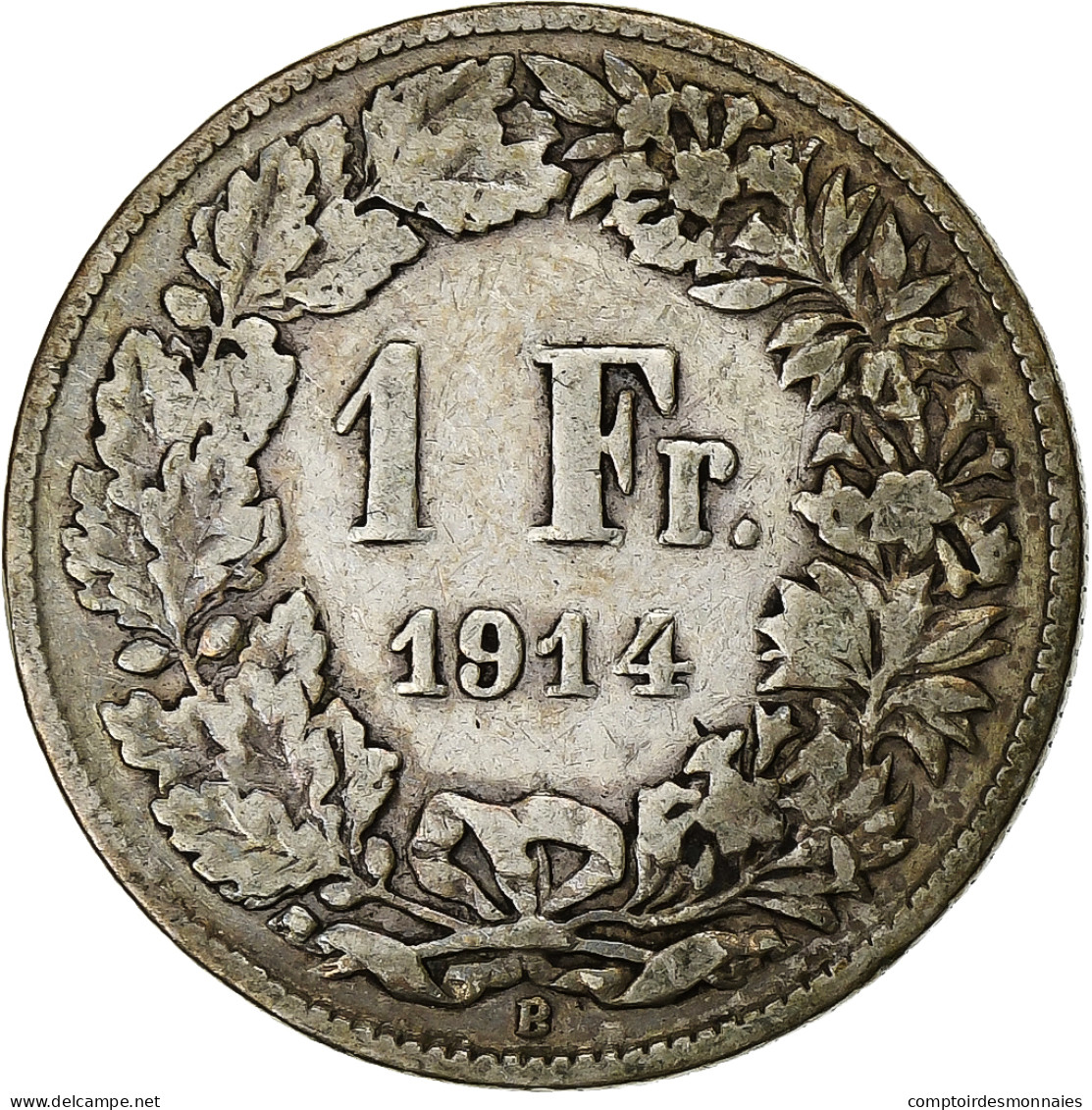 Suisse, Franc, 1914, Bern, Argent, TB, KM:24 - Autres & Non Classés