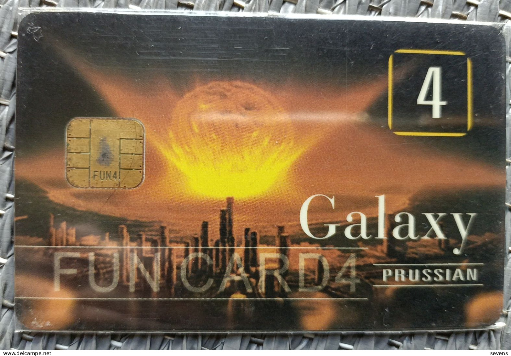 Galaxy Prussian Chip Card - Unclassified