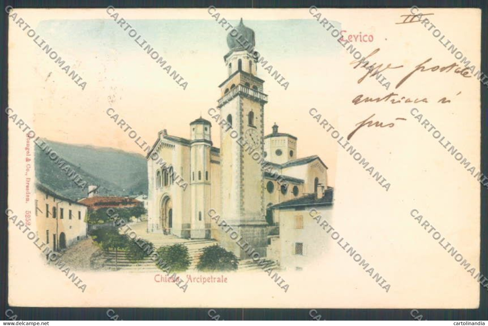 Trento Levico Terme Cartolina ZB0854 - Trento