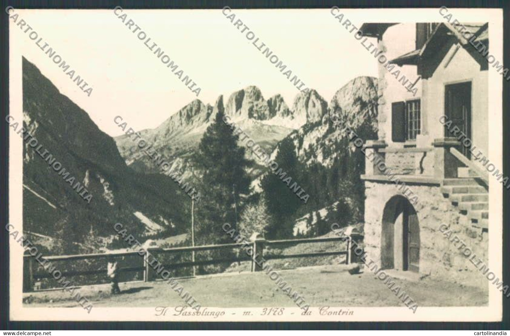 Trento Marmolada Rifugio Contrin Foto Cartolina ZB0899 - Trento