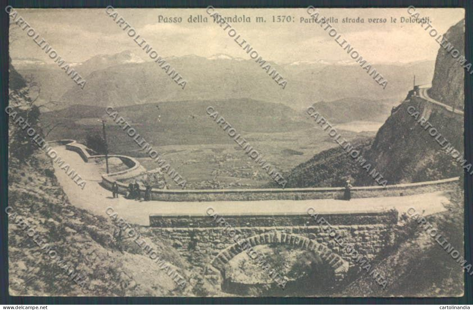 Trento Passo Della Mendola Cartolina ZB0951 - Trento