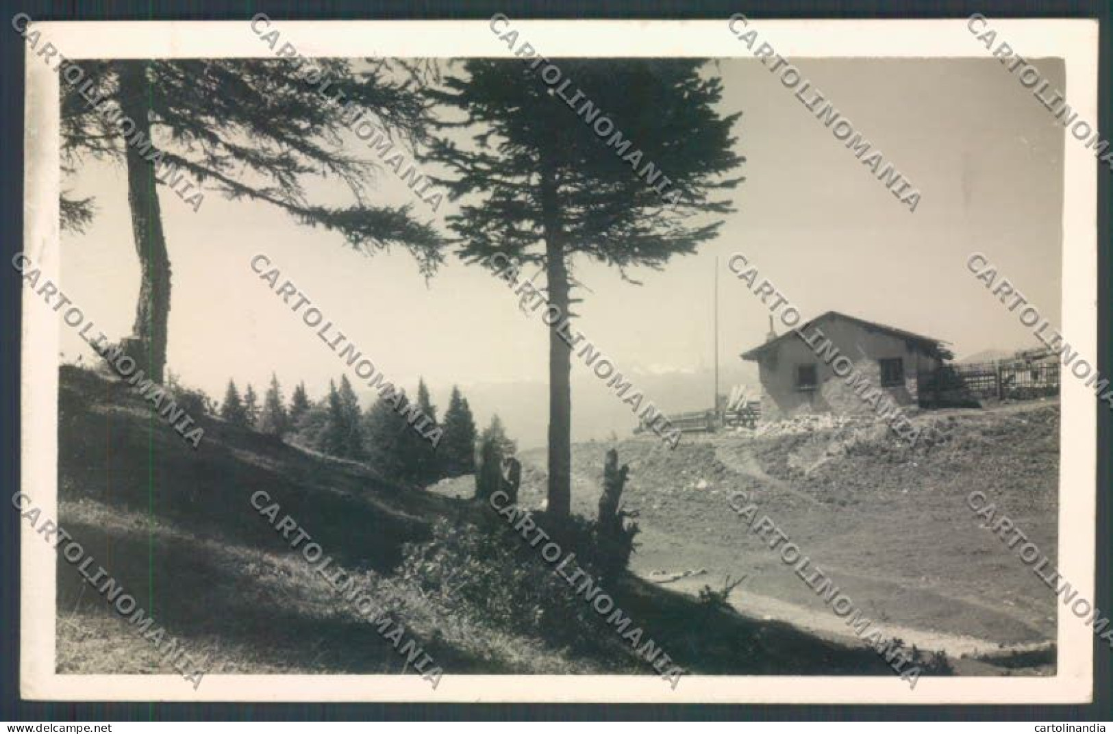 Trento Passo Della Mendola Rifugio Foto Cartolina ZB0988 - Trento