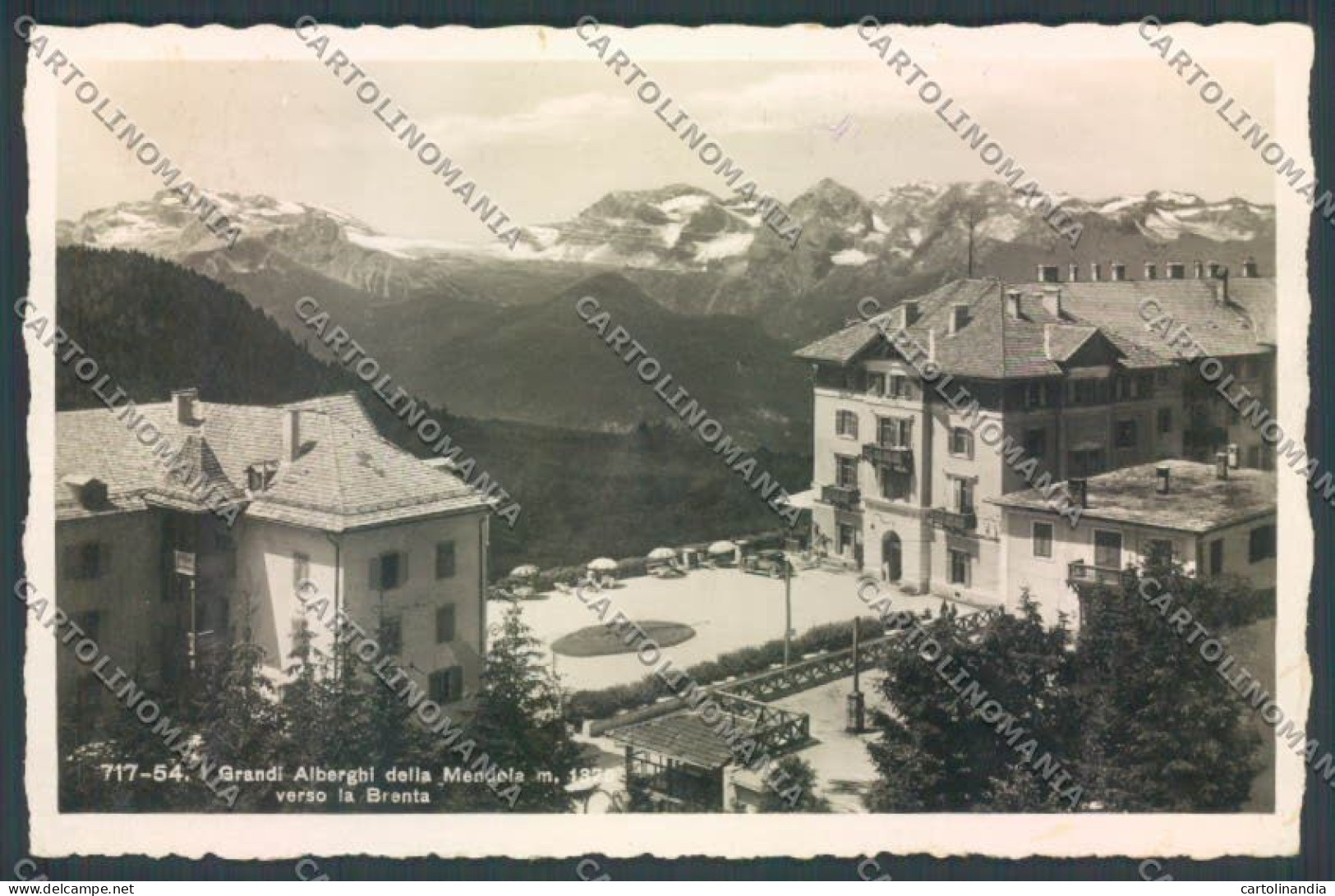 Trento Passo Della Mendola Foto Cartolina ZB0998 - Trento