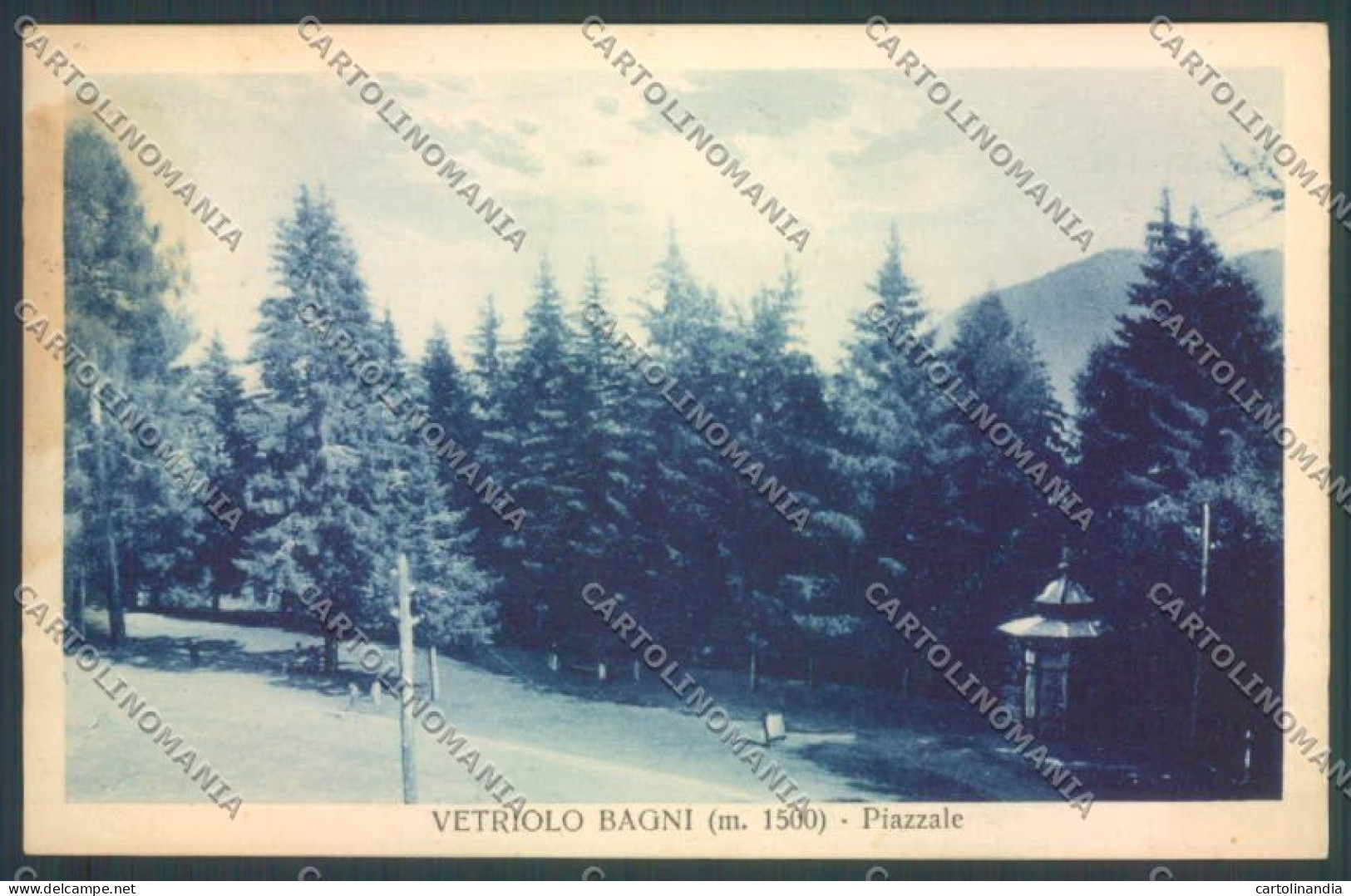 Trento Levico Terme Vetriolo MACCHIA Cartolina ZB1005 - Trento