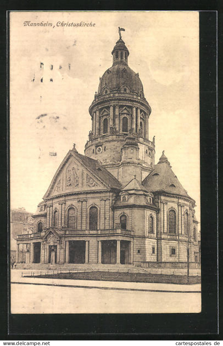 AK Mannheim, Totalansicht Der Christuskirche  - Mannheim