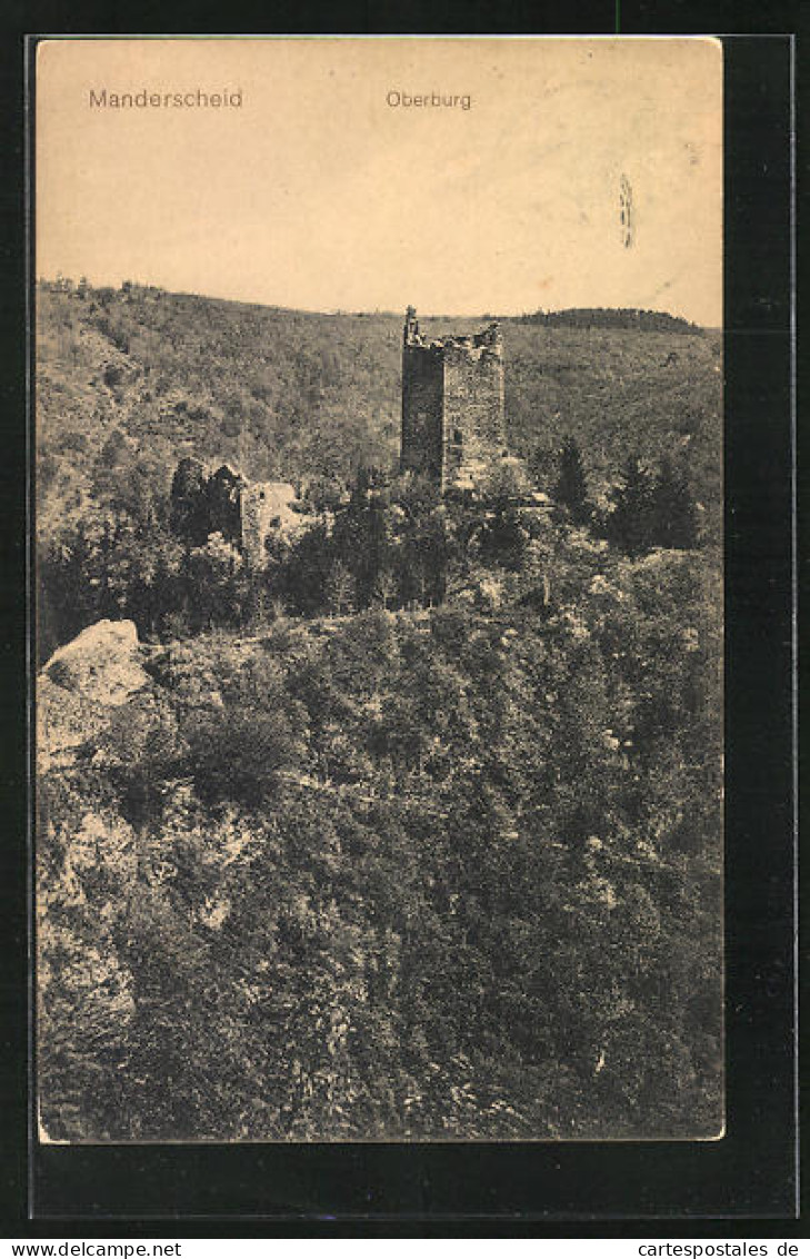 AK Manderscheid, Ansicht Der Ruine Oberburg  - Manderscheid