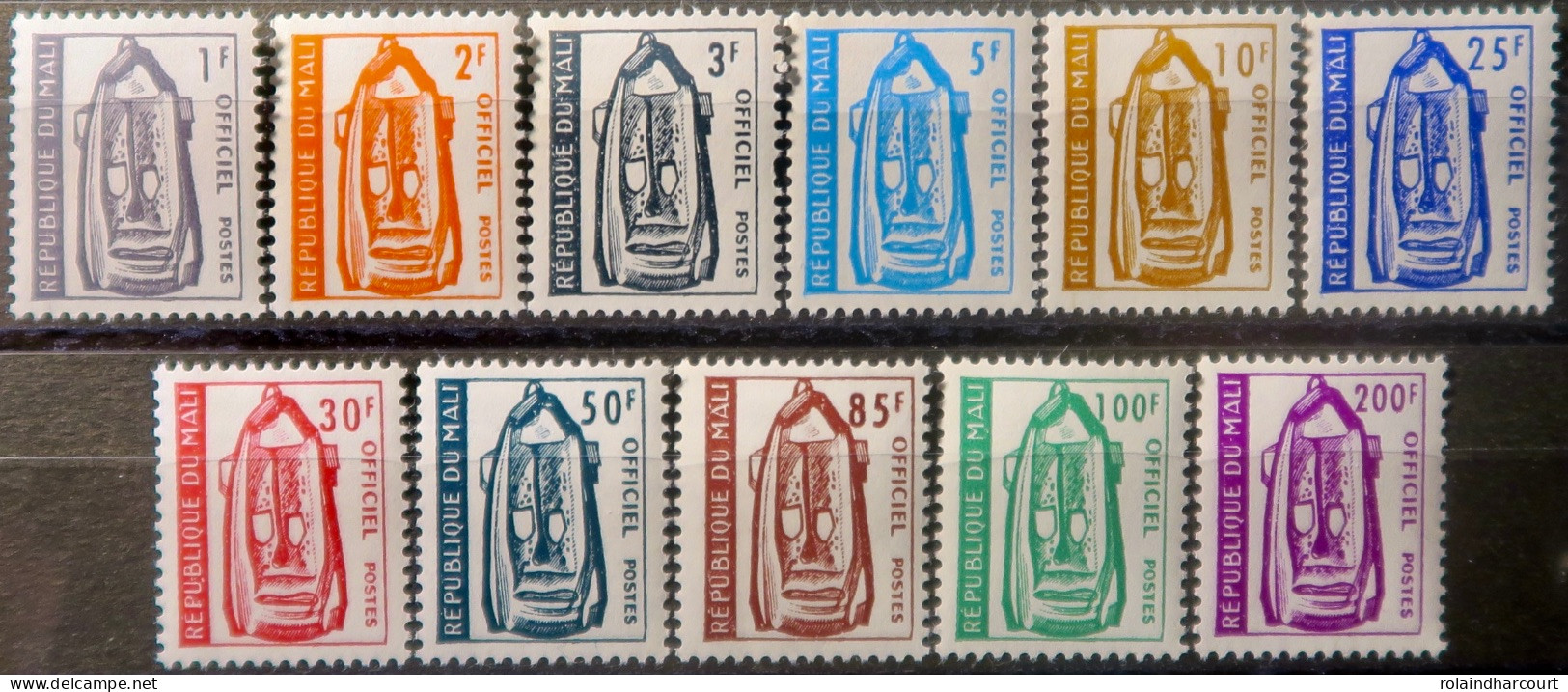 R2253/788 - MALI - 1961 - TIMBRES De SERVICE - SERIE COMPLETE - N°1 à 11 NEUFS** - Malí (1959-...)