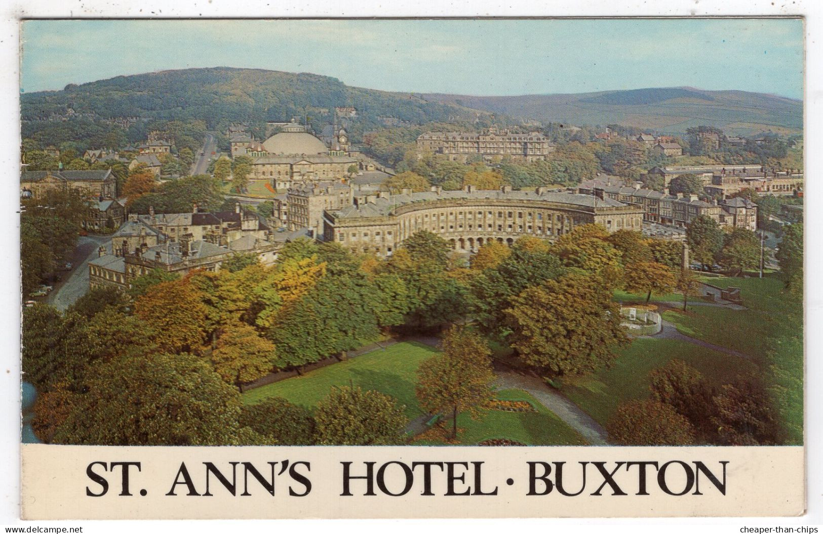 BUXTON - Postcard Sized Publicity For St. Ann's Hotel - Multiple Cars - Derbyshire