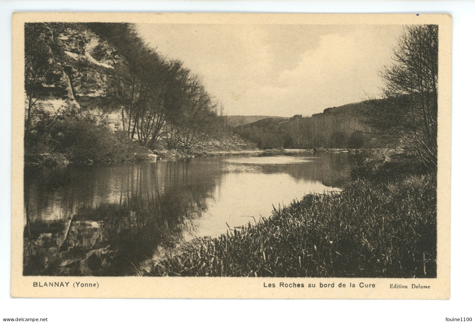 BLANNAY  Les Roches Au Bord De La Cure - Autres & Non Classés