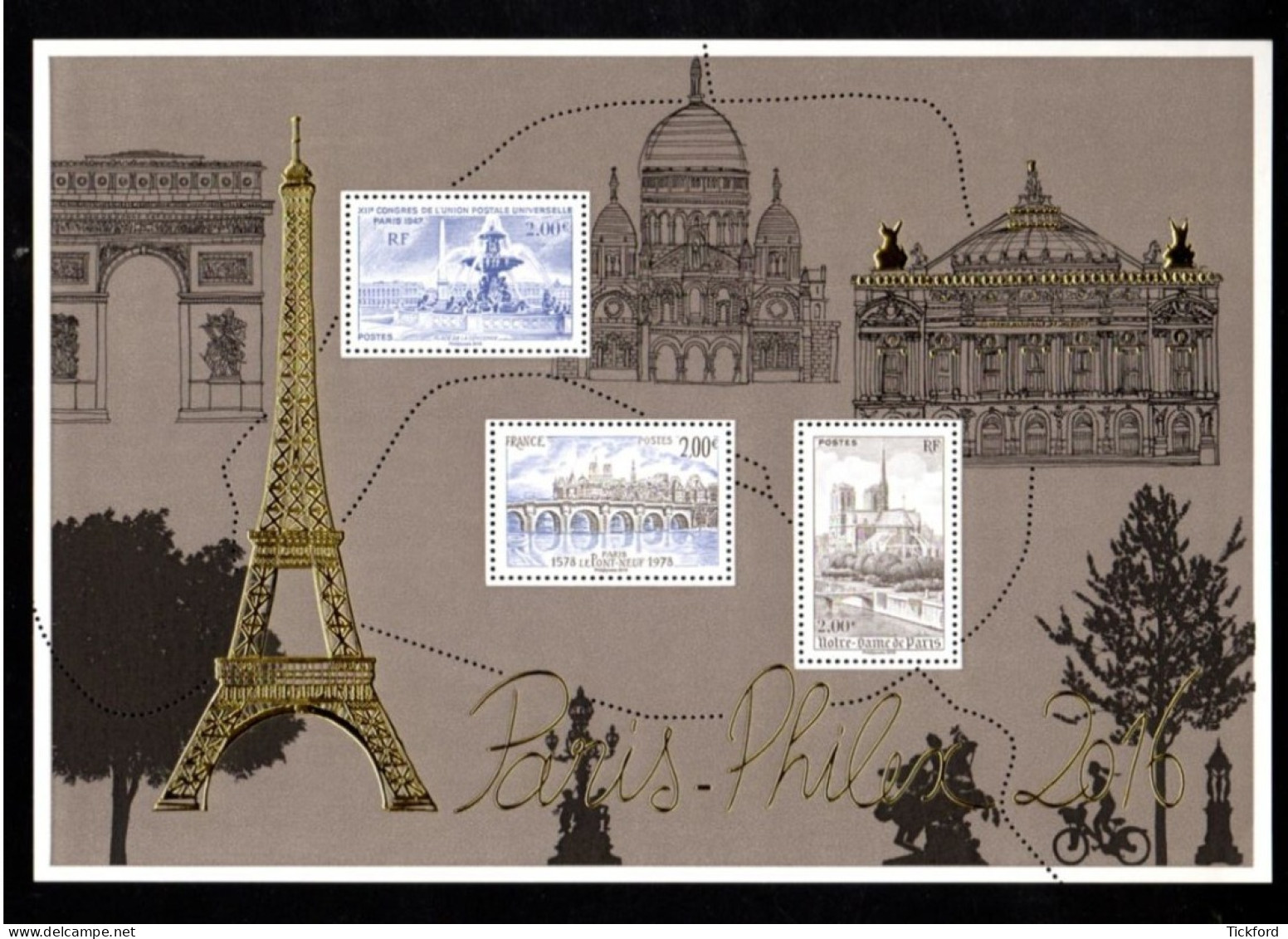 FRANCE 2016 - Yvert N° F 5048 - Neuf ** / MNH Paris Philex 2016, TB - Unused Stamps