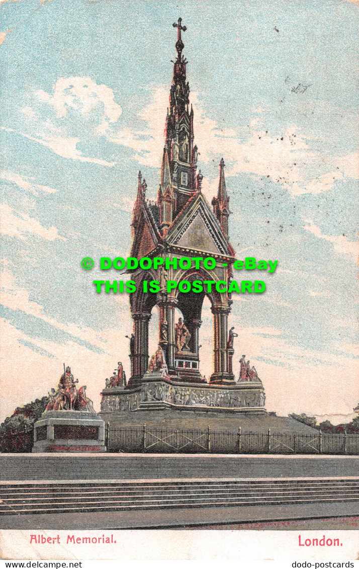 R495209 London. Albert Memorial. Postcard - Other & Unclassified