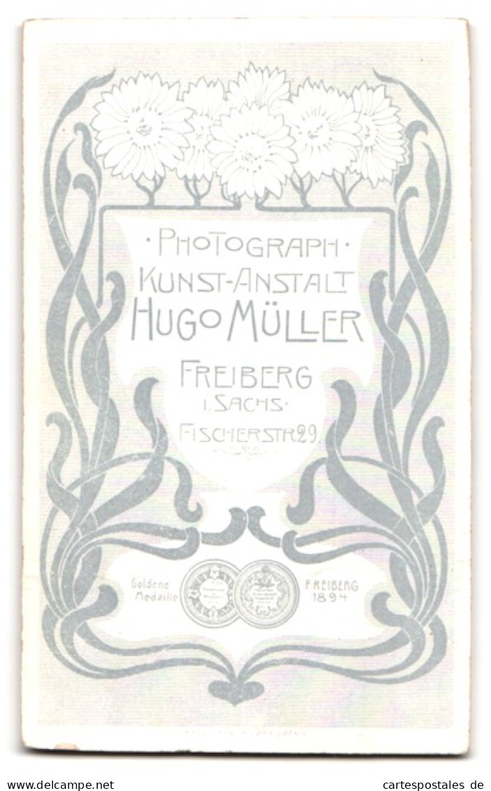 Fotografie Hugo Müller, Freiberg I. Sachs., Fischerstr. 29, Junger Herr Im Anzug Mit Krawatte  - Personas Anónimos