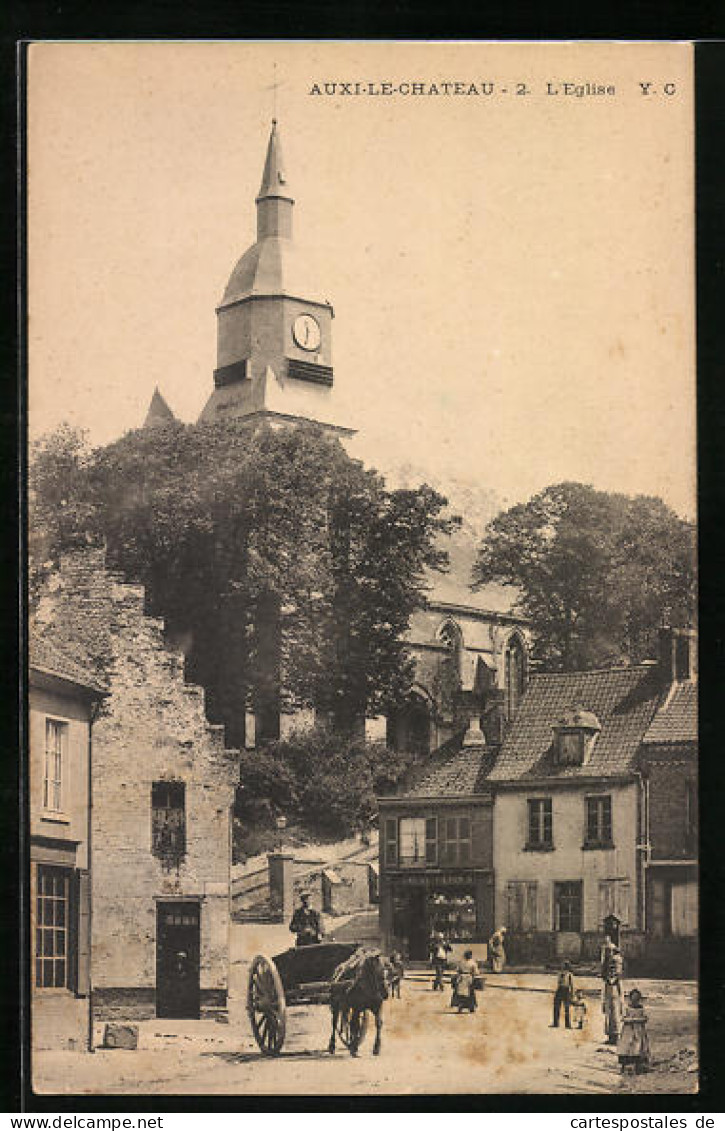 CPA Auxi-le-Chateau, L`Eglise  - Auxi Le Chateau