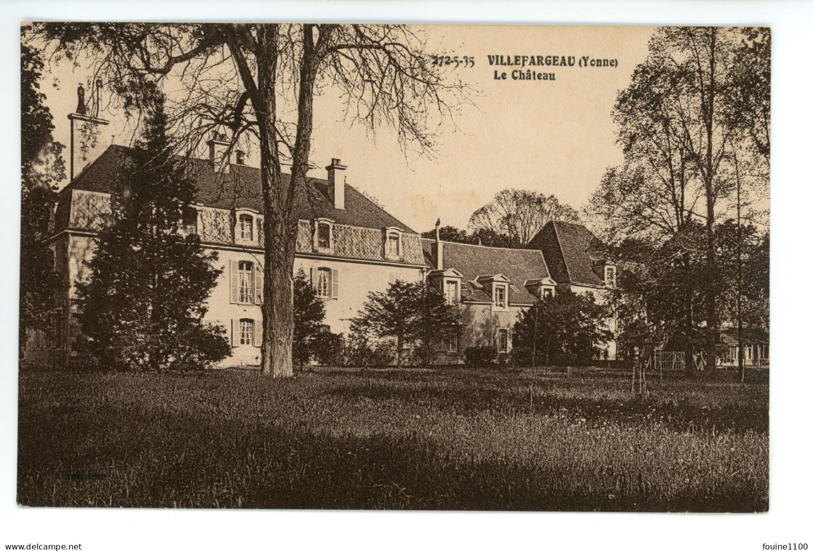 VILLEFARGEAU Le Château - Other & Unclassified