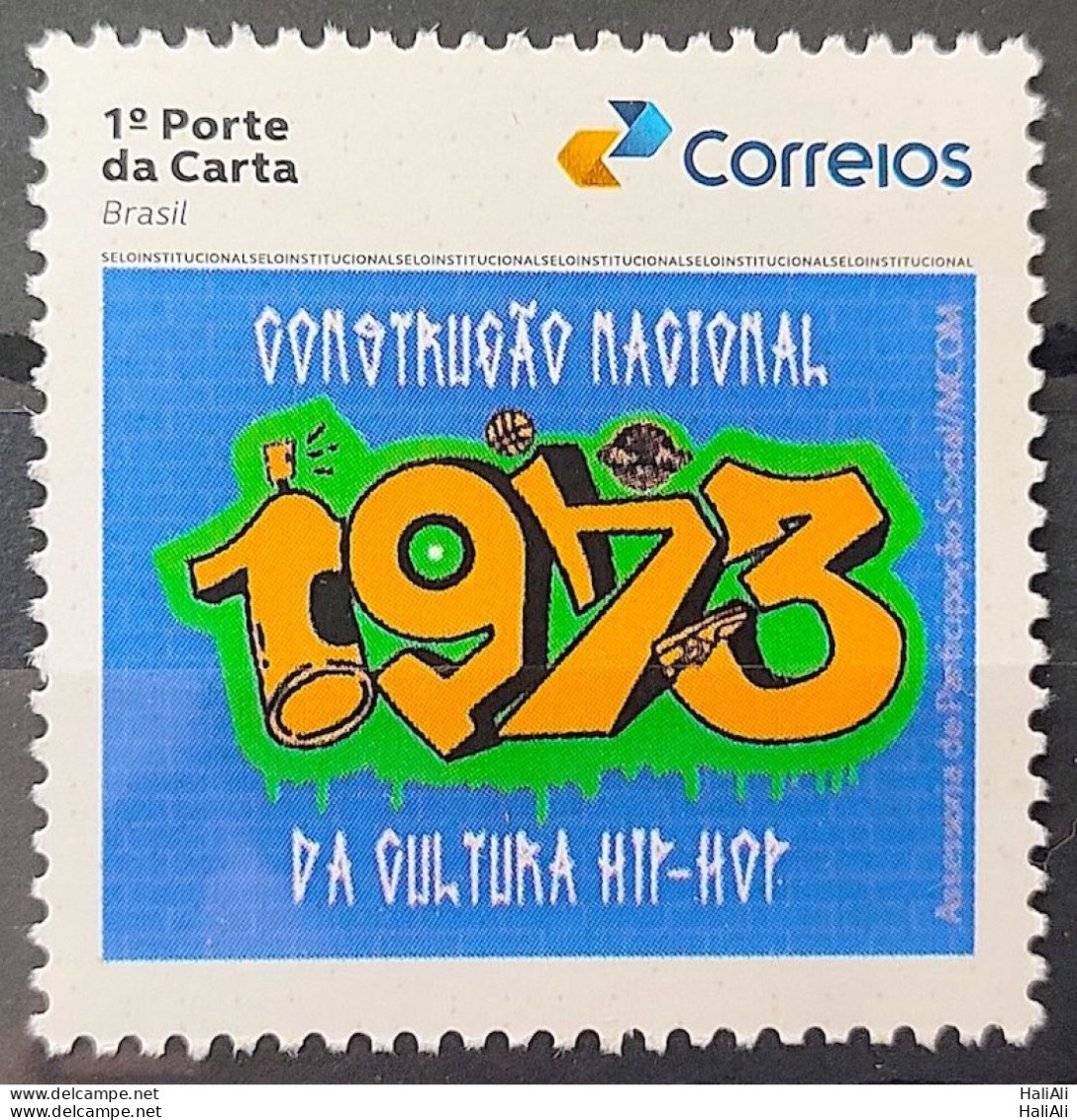 SI 10 Brazil Institutional Stamp Hip Hop Culture Art Music Painting Basketball 2023 - Personnalisés