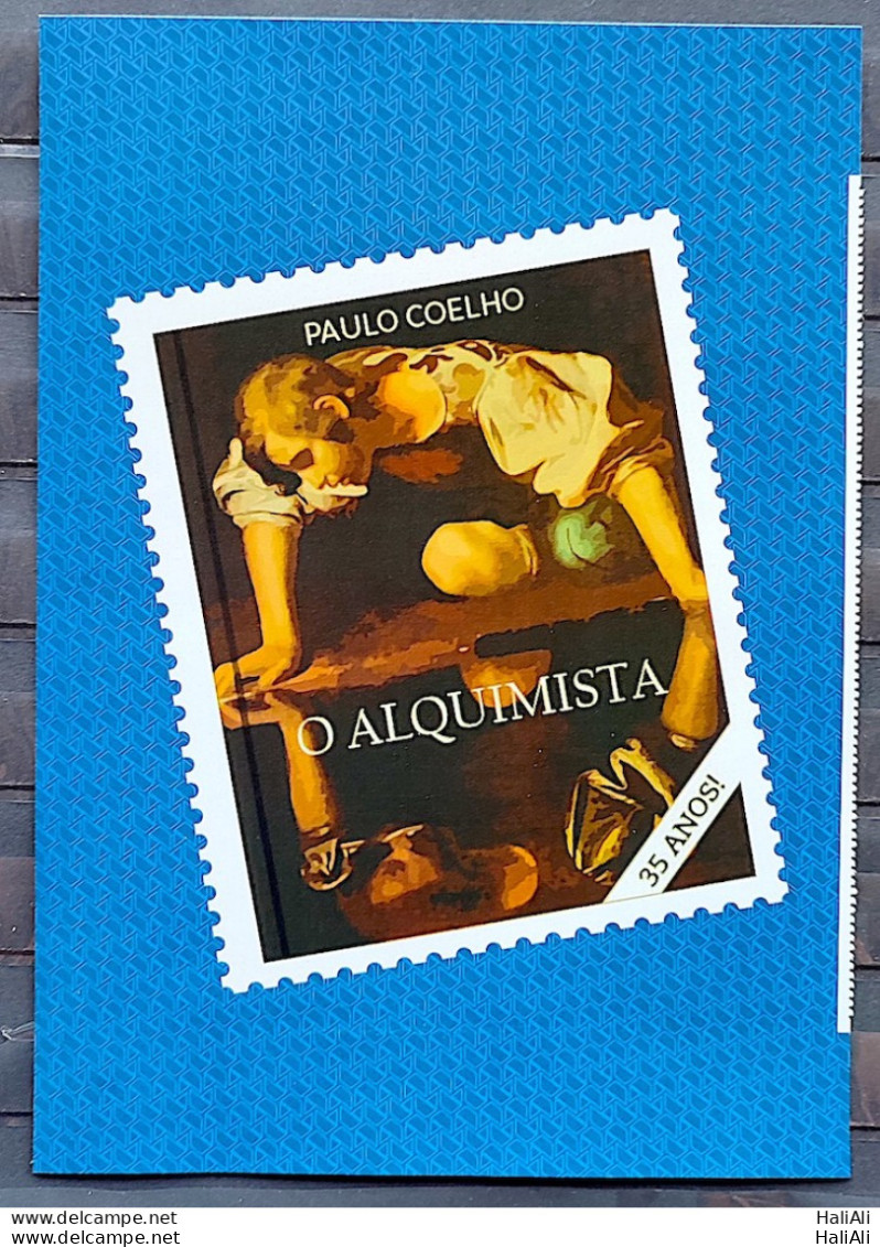 SI 05 Vignette Brazil Institutional Stamp Alchemist Paulo Coelho Literature 2023 - Personalisiert