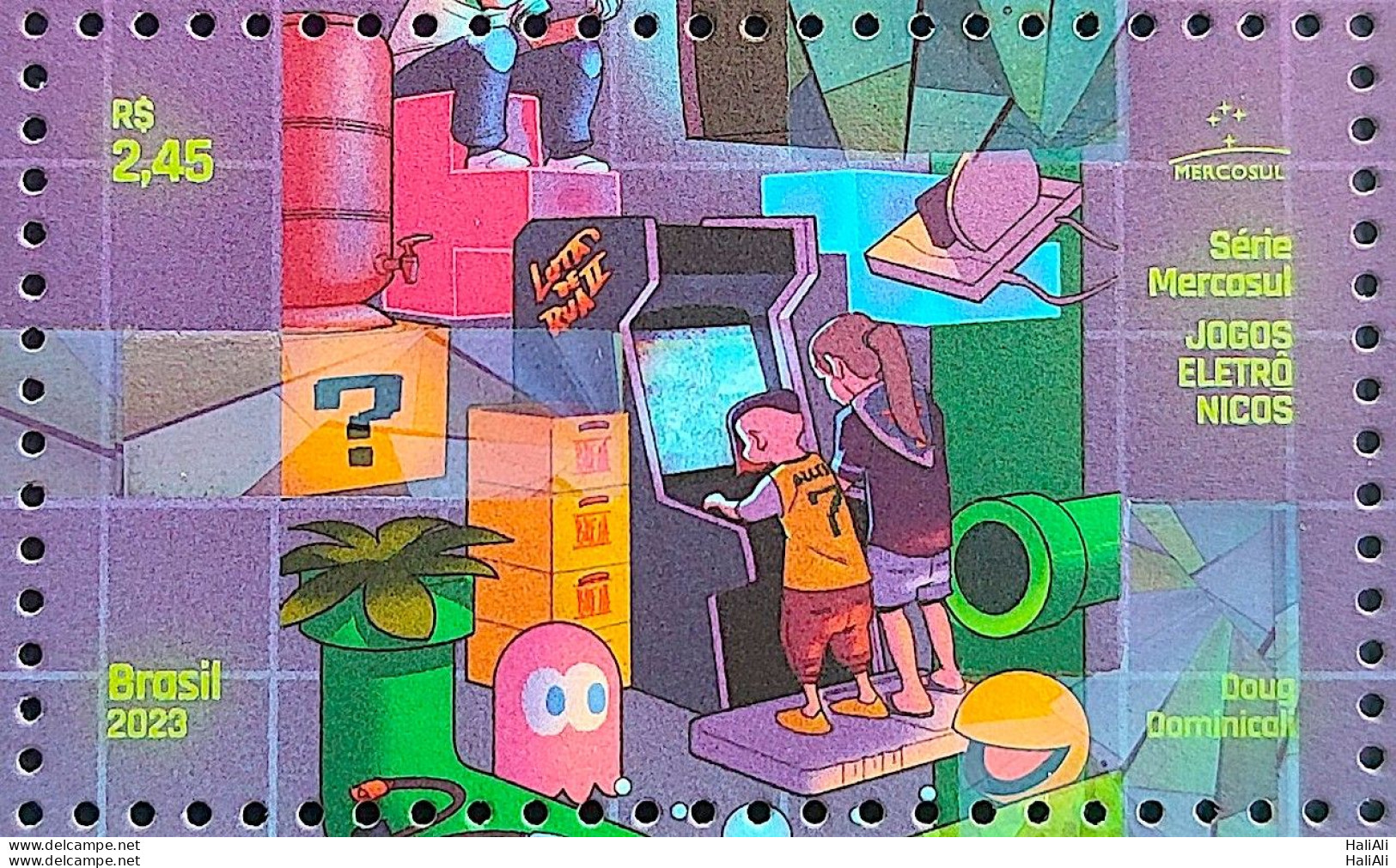 C 4140 Brazil Stamp Electronic Games Video Game Mercosur Children 2023 - Ungebraucht