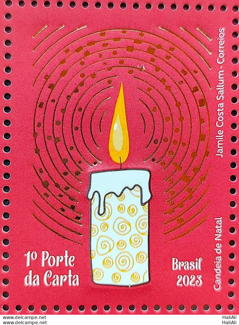 C 4135 Brazil Stamp Christmas Candeia Candle Religion 2023 - Ungebraucht