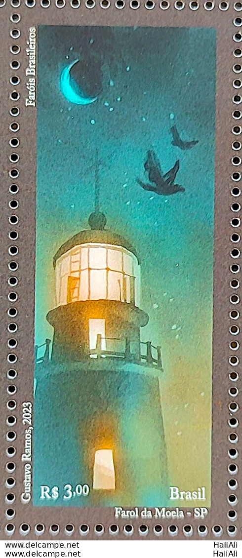 C 4102 Brazil Stamp Brazilian Lighthouse Ship 2023 SP - Nuovi