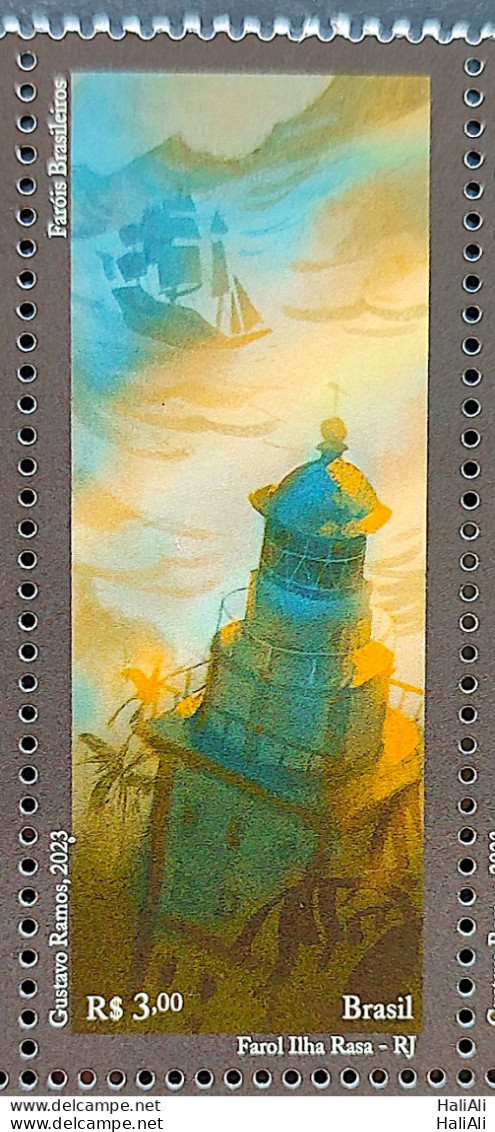 C 4097 Brazil Stamp Brazilian Lighthouse Ship 2023 RJ - Nuovi