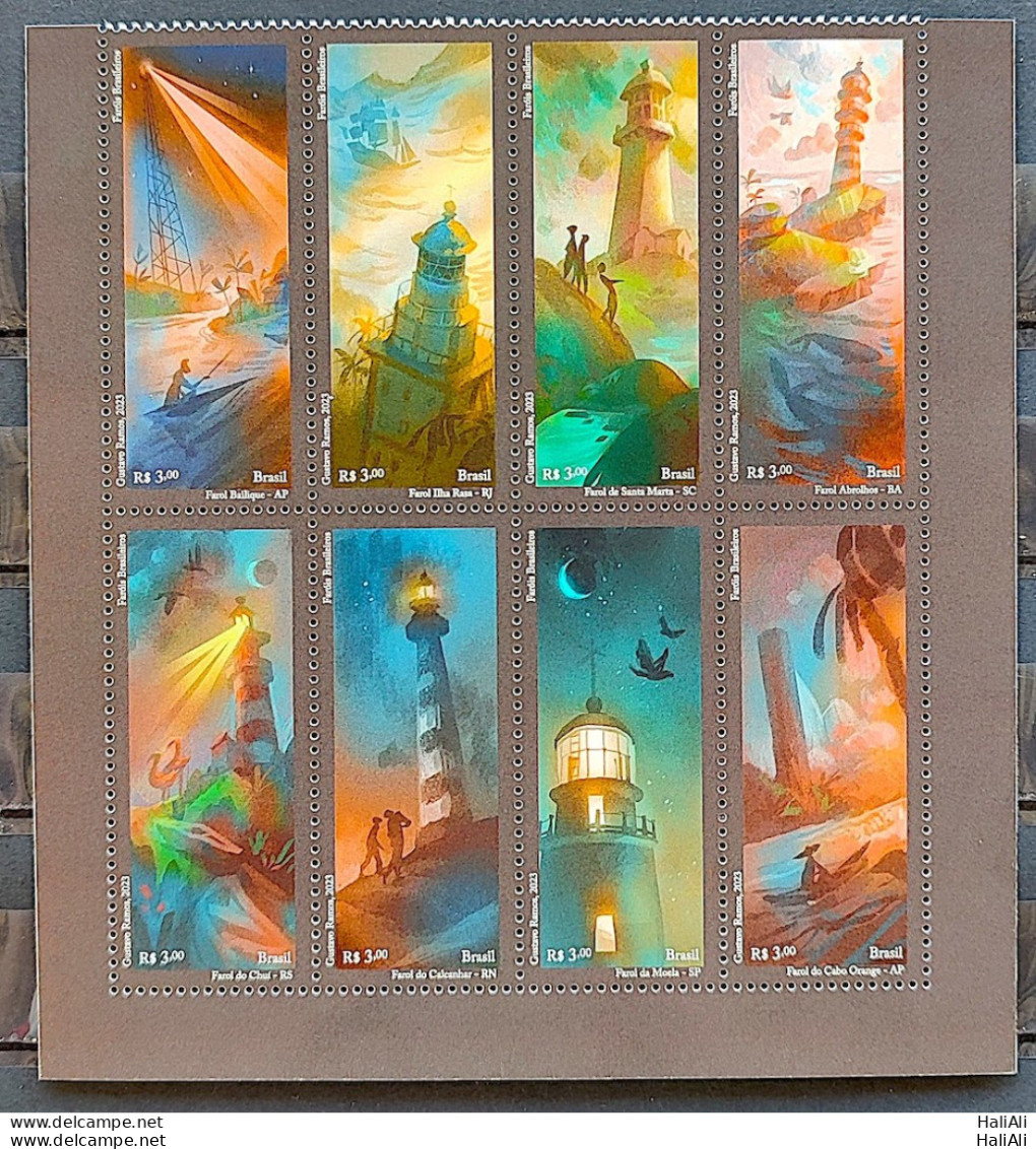 C 4096 Brazil Stamp Brazilian Lighthouse Ship 2023 Complete Series - Nuovi